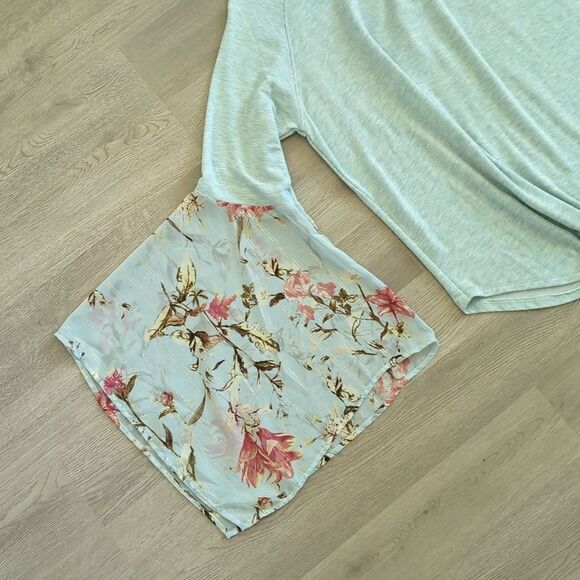 Hippie Love Women's Floral Long Sleeve Top Size M - Picture 7 of 9